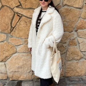 Bachelorette White Winter Coat